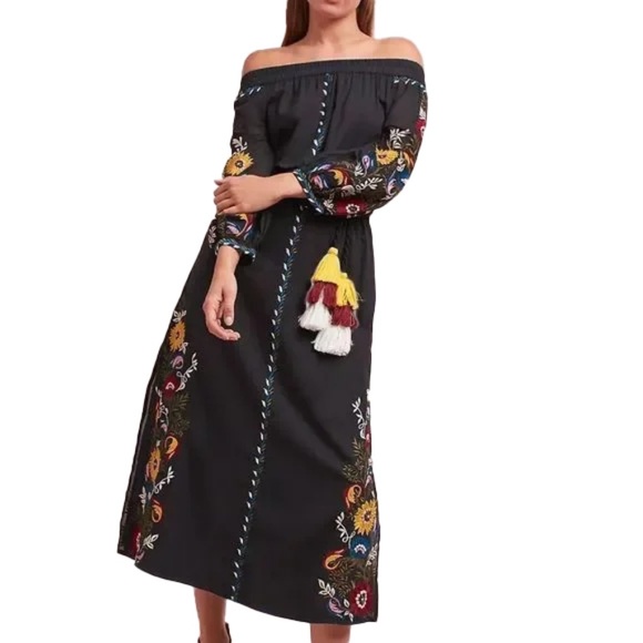 Anthropologie - MISA Los Angeles Off-The-Shoulder Dress - Picture 3 of 7